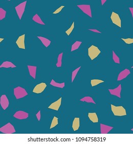 Seamless abstract terrazzo pattern.