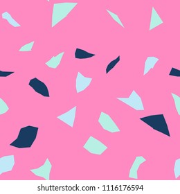 Seamless abstract terrazzo pattern.