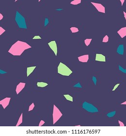 Seamless abstract terrazzo pattern.