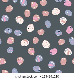 Seamless abstract terrazzo pattern