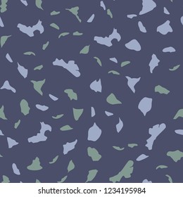 Seamless abstract terrazzo pattern