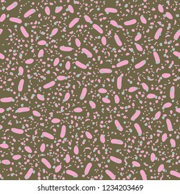 Seamless abstract terrazzo pattern