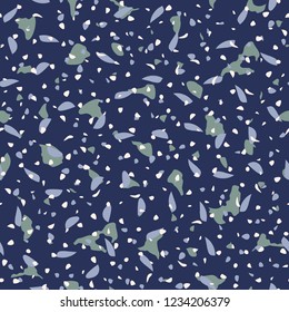 Seamless abstract terrazzo pattern