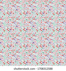 Seamless abstract terrazzo pattern. Creative illustration for textile or book covers, manufacturing, wallpapers, print, gift wrap, flooring