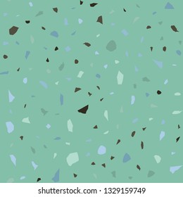 Seamless abstract terrazzo pattern.
Terrazzo flooring vector seamless pattern. Texture of floor, composed of different kind of stone.