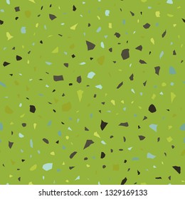 Seamless abstract terrazzo pattern.
Terrazzo flooring vector seamless pattern. Texture of floor, composed of different kind of stone.