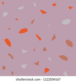 Seamless abstract terrazzo pattern. Stone texture.