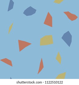Seamless abstract terrazzo pattern. Stone texture.