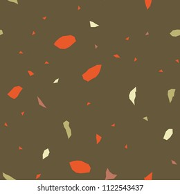 Seamless abstract terrazzo pattern. Stone texture.