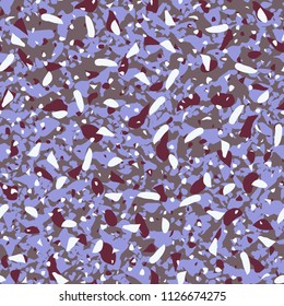 Seamless abstract terrazzo pattern. Stone texture.