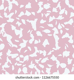 Seamless abstract terrazzo pattern. Stone texture.