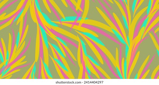 Seamless abstract texture background. Geometry fabric prints. Glamour fashion style