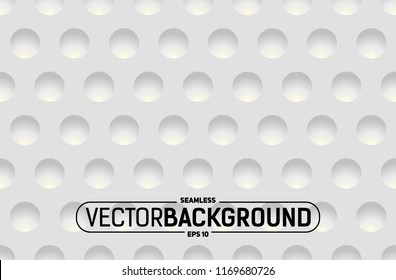 Seamless abstract texture background with round cavities