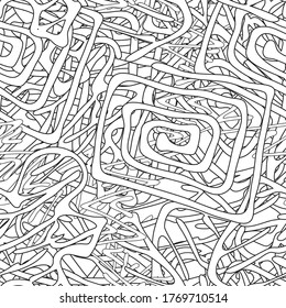 Una textura abstracta sin inconvenientes. Fondo de repetición en blanco y negro