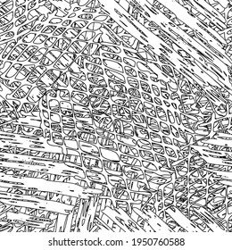 Una textura abstracta sin inconvenientes. Fondo de repetición en blanco y negro