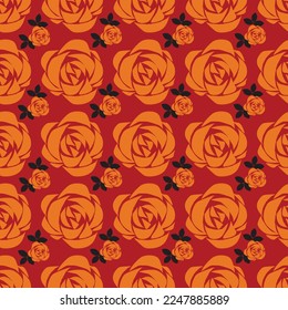 Fondo texturizado abstracto y sin inconvenientes. Patrón étnico de Ikat, patrón chino, alfombra de tela adorno nativos de papel pintado diseño de ilustración vectorial.
