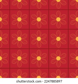 Fondo texturizado abstracto y sin inconvenientes. Patrón étnico de Ikat, patrón chino, alfombra de tela adorno nativos de papel pintado diseño de ilustración vectorial.
