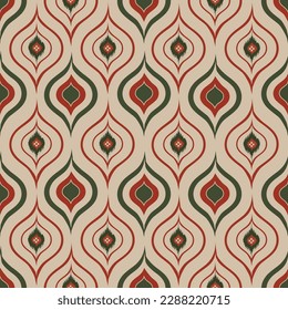 Fondo texturizado abstracto y sin inconvenientes. Patrón étnico de Ikat, patrón chino, alfombra de tela adorno nativos de papel pintado diseño de ilustración vectorial.
