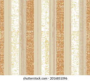 Seamless abstract textured summer striped pattern, yellow with beige stripe on a white background,