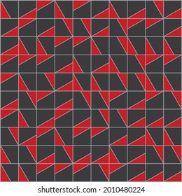 Seamless Abstract tile background with optical effect. Noise structure with colored tile. Vector image