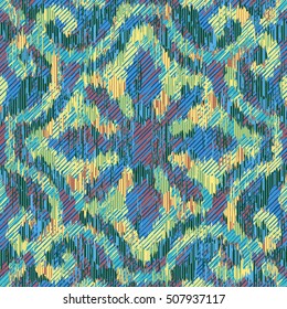 Seamless abstract tile pattern