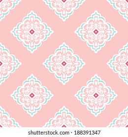 Seamless abstract tiled pattern vector