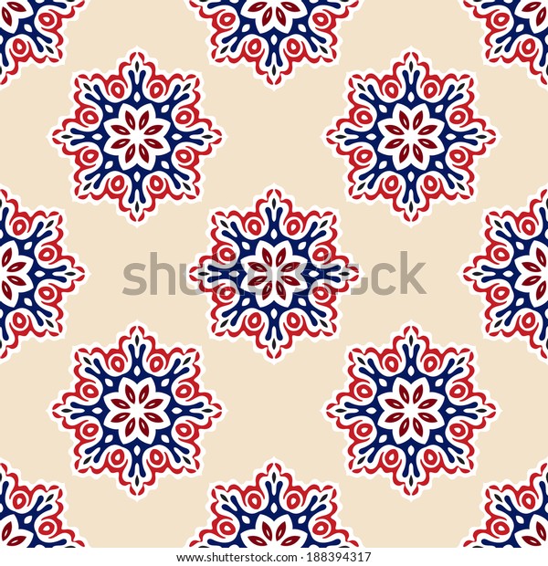 Seamless Abstract Tiled Pattern Vector Stock Vector (Royalty Free ...