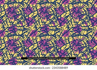 Seamless Abstract Traditional Etnic Hand Drawn Pattern Background