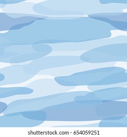 seamless abstract transparent blue background