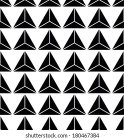 seamless of abstract triangle background vector