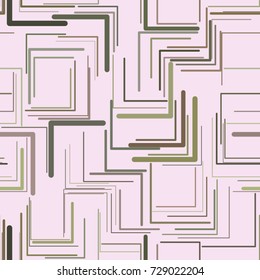 Seamless abstract triangle lines geometric pattern, colorful & artistic for graphic design, catalog, textile or texture printing & background. Vector illustration graphic.