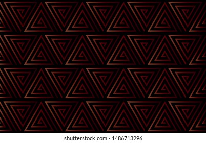 Seamless abstract triangle on black background. EPS10 Illustration 