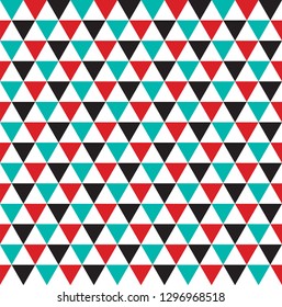 Seamless abstract triangle pattern texture wallpaper background