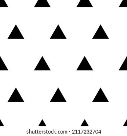 Seamless abstract triangle scandinavian pattern. Transparent background. Wrapping texture. Stock vector.