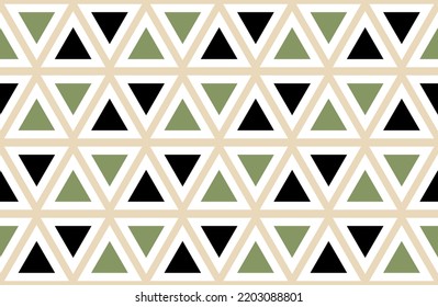 Seamless abstract triangles pattern. Vector Illustration.