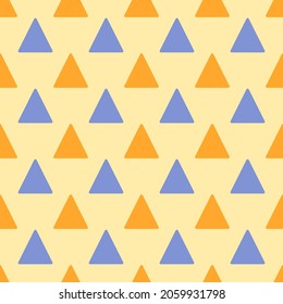 Seamless abstract triangular geometrical pattern. Infinity geometric pattern. Vector illustration.