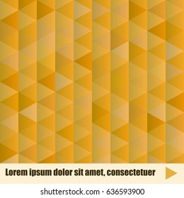 Seamless abstract triangular pattern background. Vector illustration