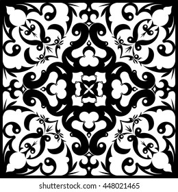 Seamless Abstract Tribal Pattern. Hand Drawn Ethnic Texture. Vector Illustration.