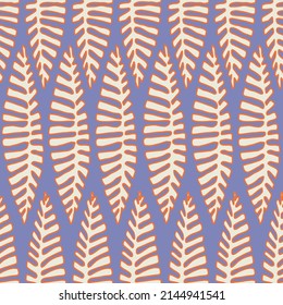 Patrón floral tropical abstracto e incomparable. Las hojas exóticas de palmas grandes adornan. Diseño dinámico geométrico moderno. Swatch botánico simple repetible de alta resolución.