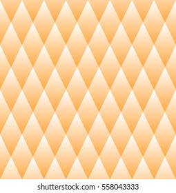 Seamless Abstract turquoise background with rhombuses. Geometric pattern. Texture. Gradient. EPS 8. White and yellow colors. Rhombus. Vector repeating texture.