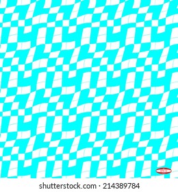 seamless abstract turquoise pattern cyan texture on white background vector