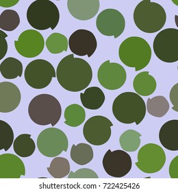 Seamless abstract twirl circle lines geometric pattern, colorful & artistic for graphic design, catalog, textile or texture printing & background. Vector illustration graphic.
