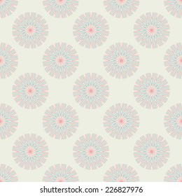 seamless, abstract umbrella pattern. each color in separate layer.