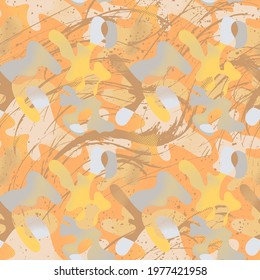 Seamless abstract unique artwork with urban pattern