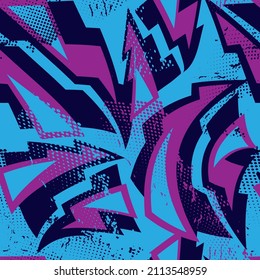 Patrón de geometría urbana único y abstracto sin igual