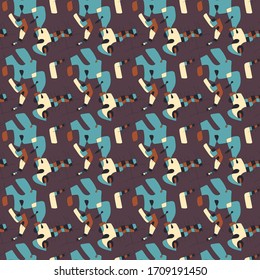 Seamless abstract unusual pattern. Background for your creative design. 