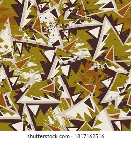 Seamless abstract urban geometry pattern.