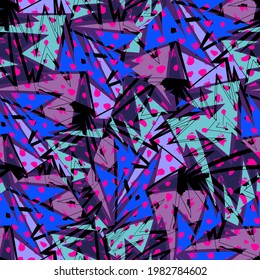 Seamless abstract urban geometry pattern 