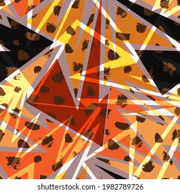 Seamless abstract urban geometry pattern 
