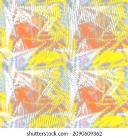 Seamless abstract urban geometry pattern with curved vector elements